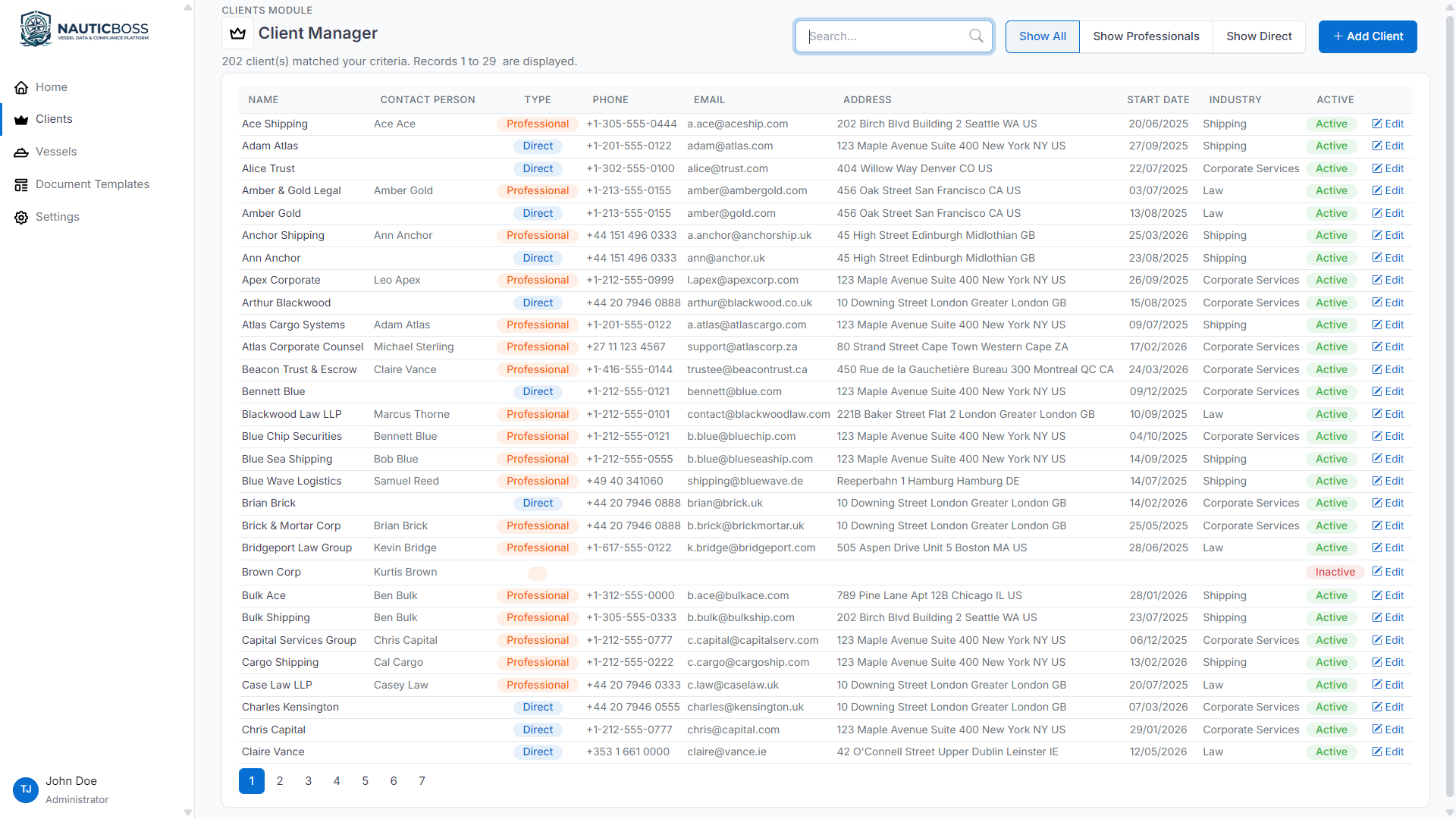 Client Manager